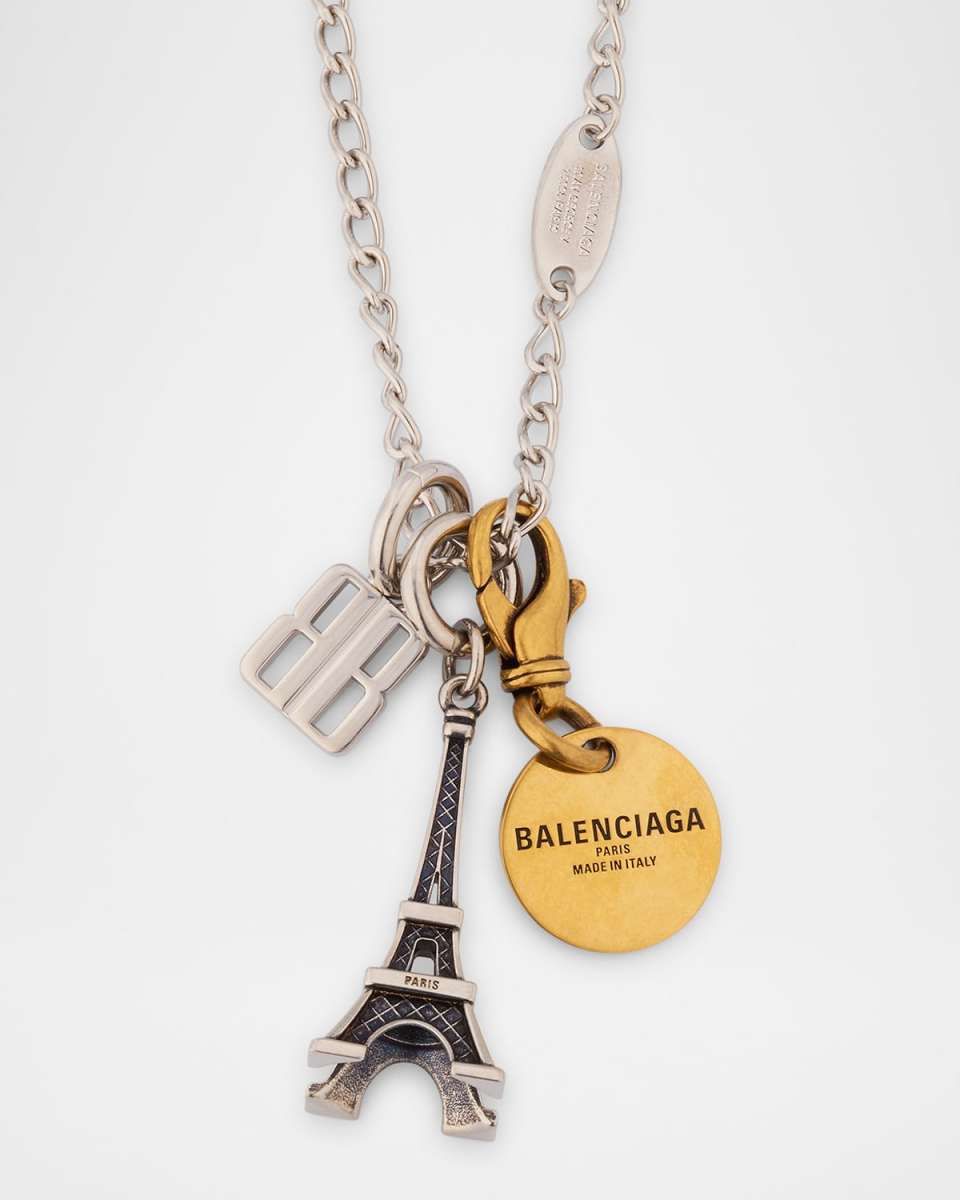 Carousel Eiffel Collector Charm Necklace